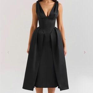 House of CB Black Midi Dress